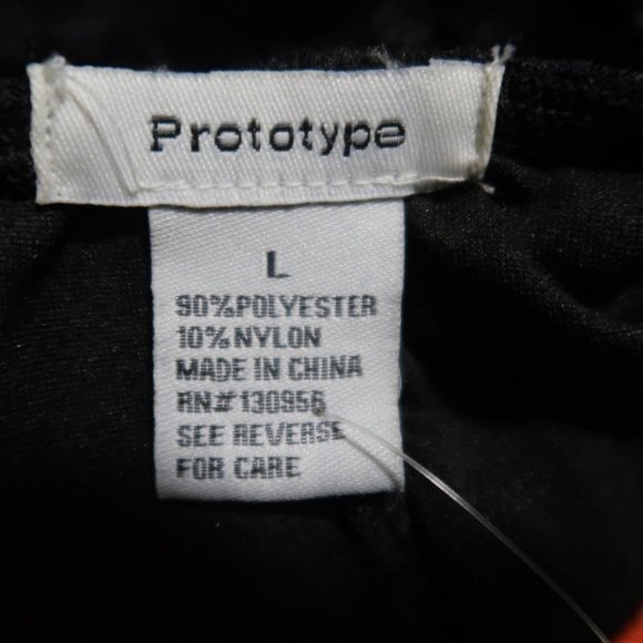 Prototype Black Lace Zip-Front Top - Large - Picture 7 of 8